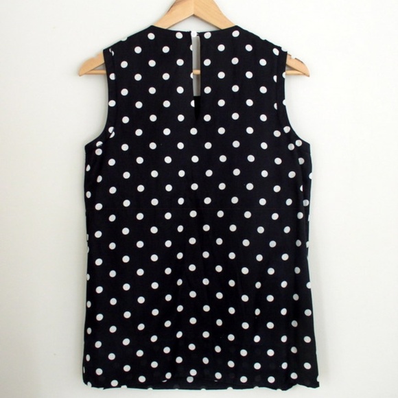 SONIA by Sonia Rykiel Silk Polka Dot Bow Blouse - Picture 4 of 5